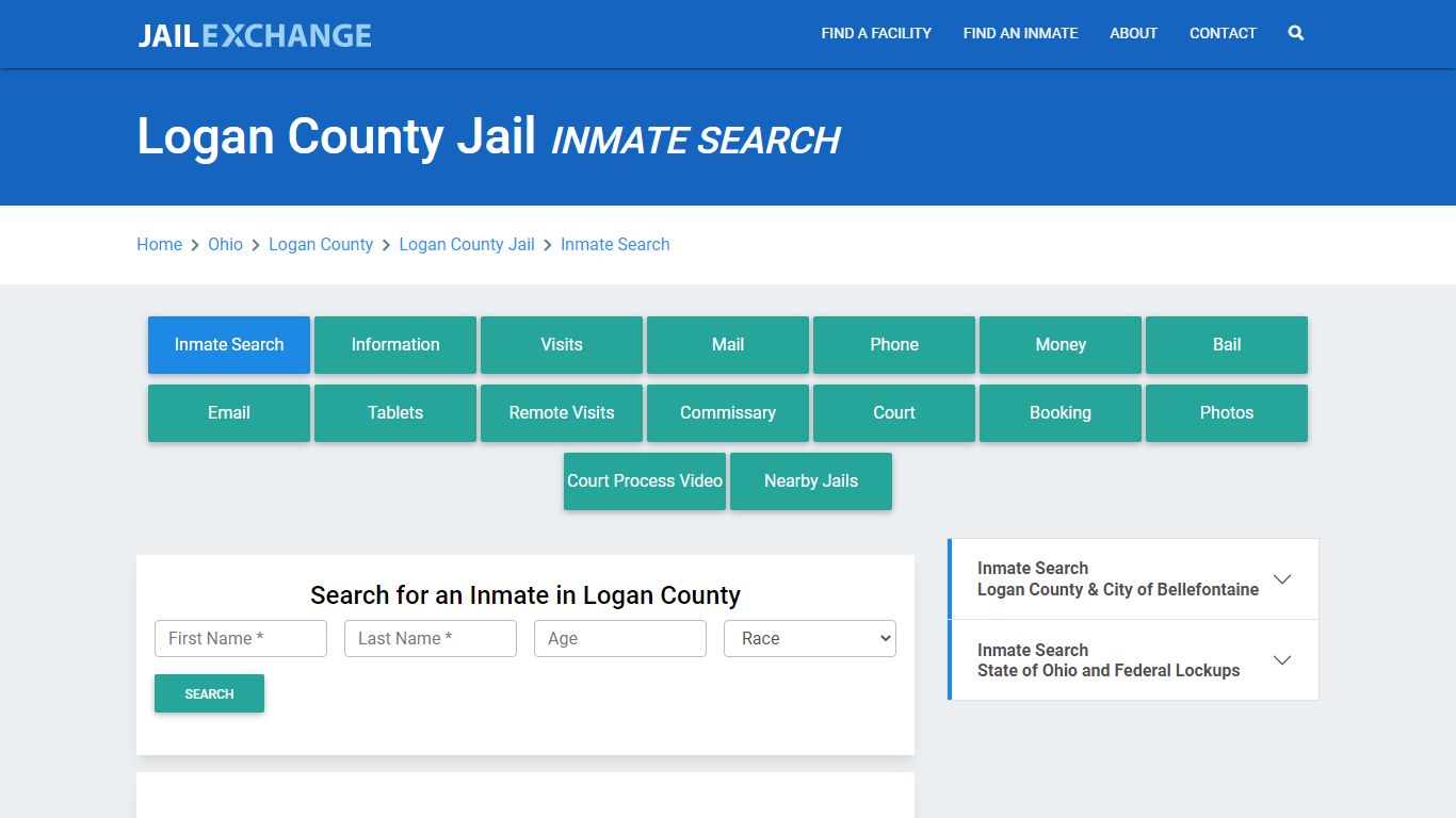 Logan County Jail, OH Inmate Search: Roster & Mugshots